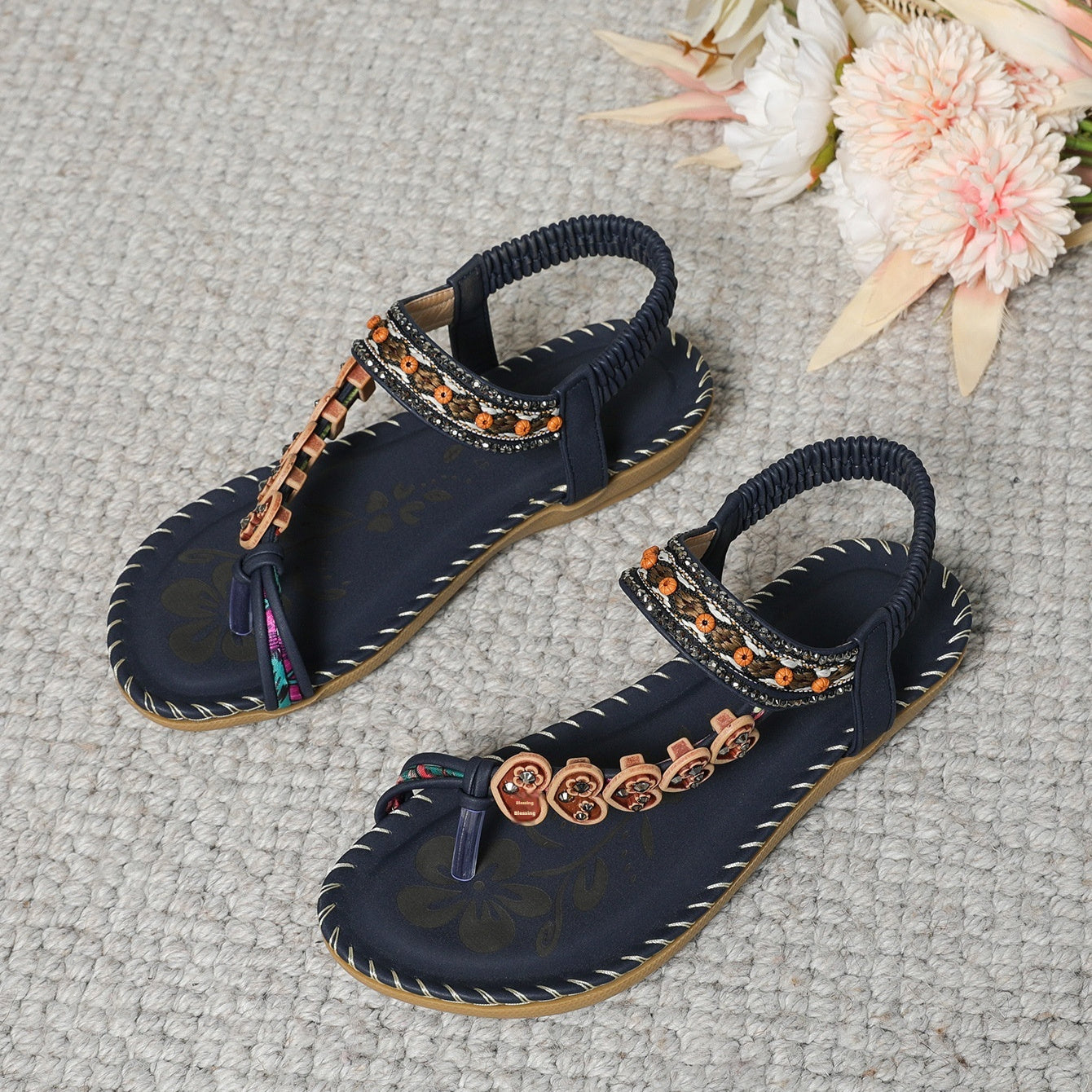 Women's Bohemian Stylish Beach Flat Sandals