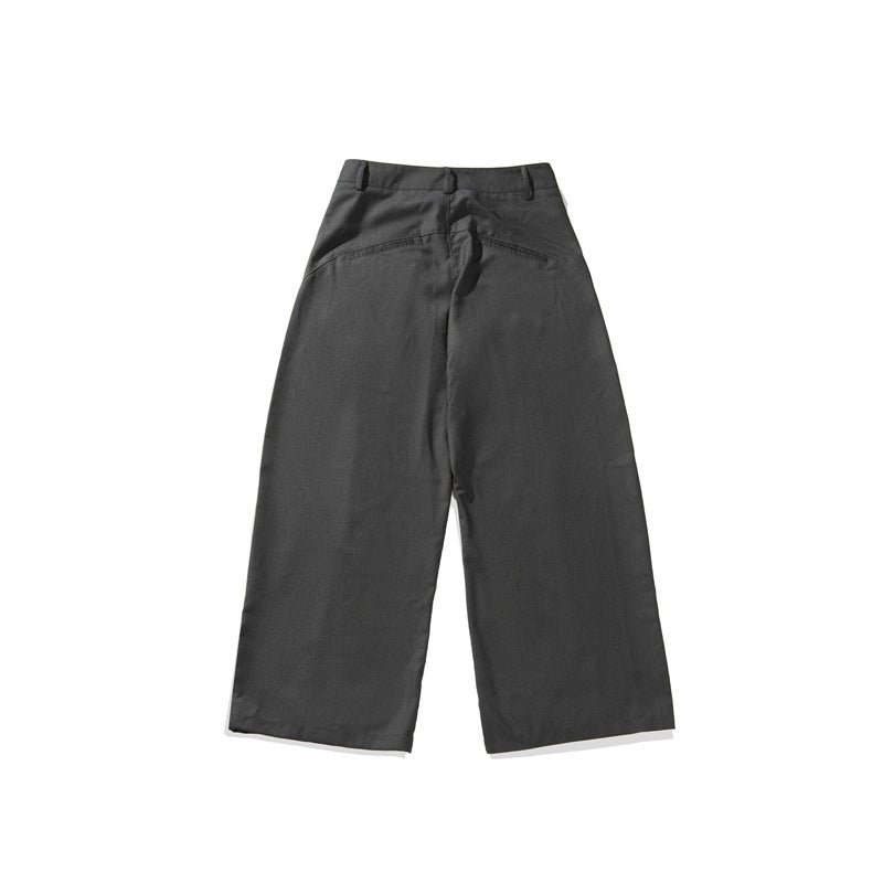 Wide leg pants for men loose and simple casual pants
