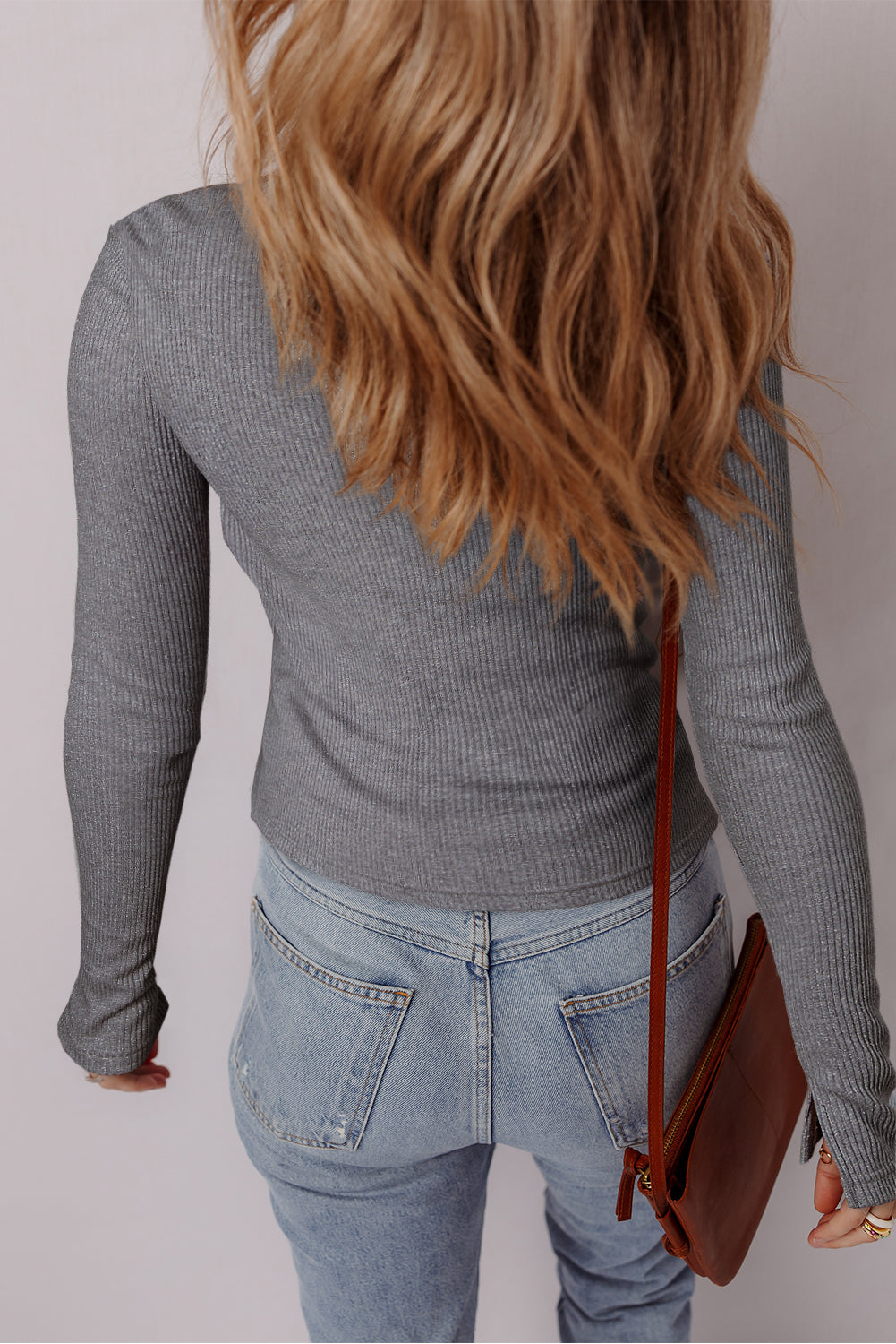 Sleet Ribbed Knit Button Down Slim Cardigan