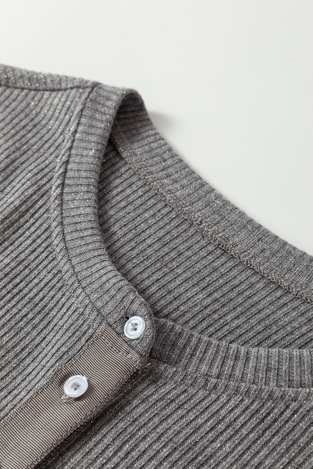 Sleet Ribbed Knit Button Down Slim Cardigan