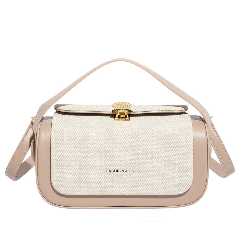 Fashionable Trendy Elegant Small Square Bag Shoulder Crossbody Bag Literary Simple Handbag Luxury Retro Box Bag Wholesale