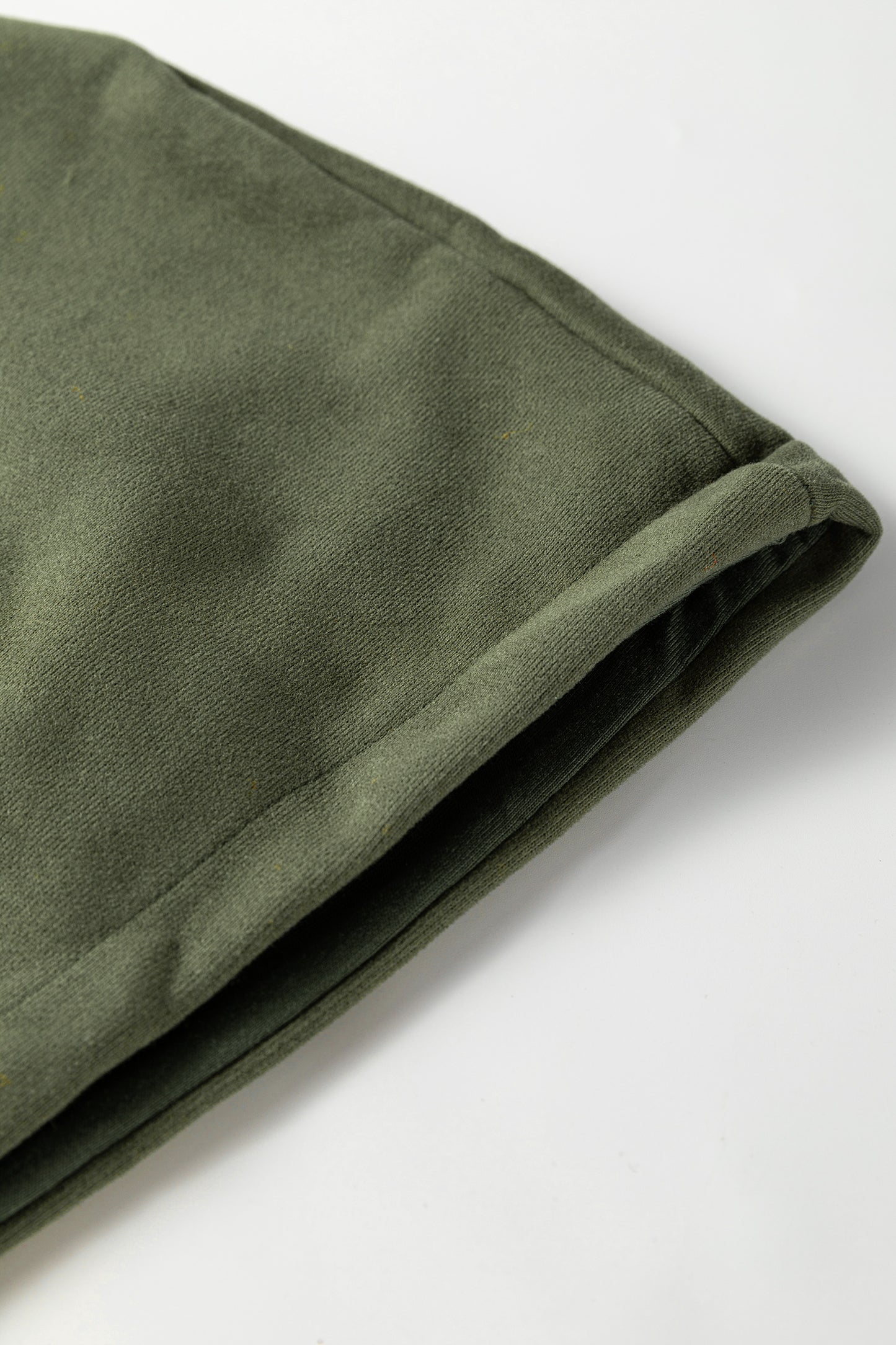 Green Loose Kangaroo Pocket Hoodie