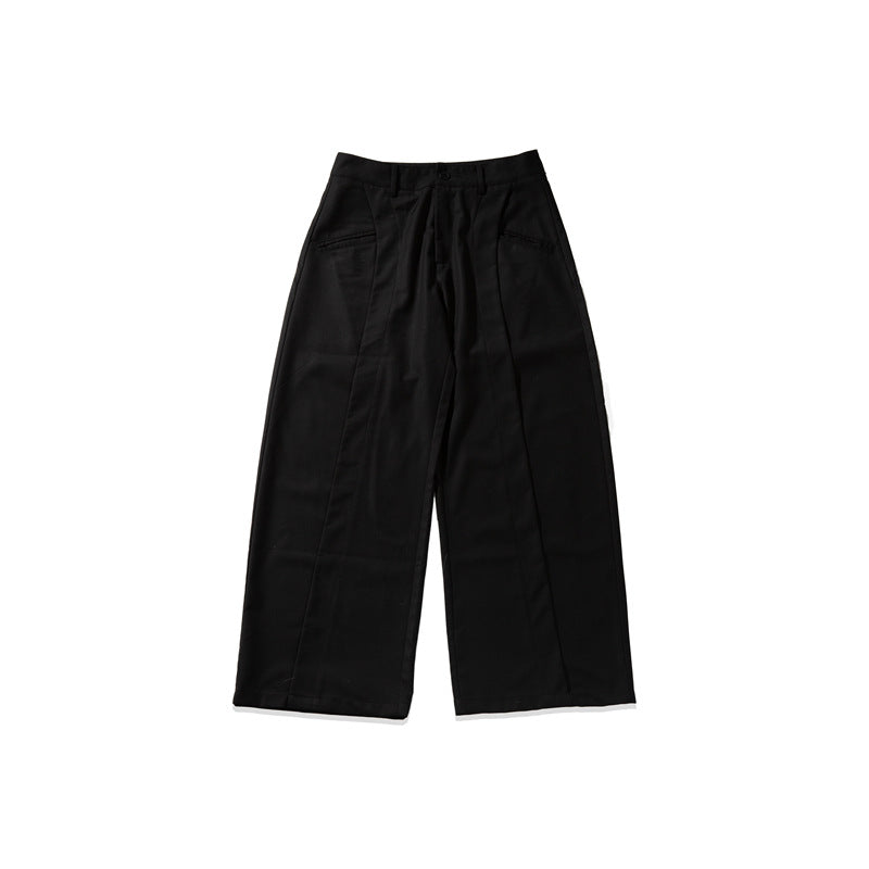 Wide leg pants for men loose and simple casual pants