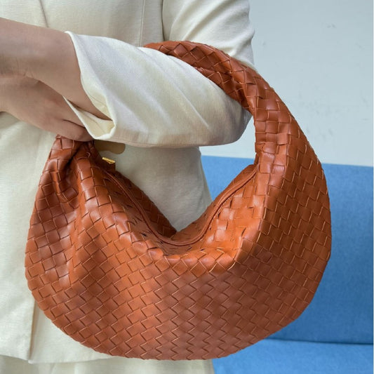 Women's woven bag large capacity hand-held armpit bag women's bag