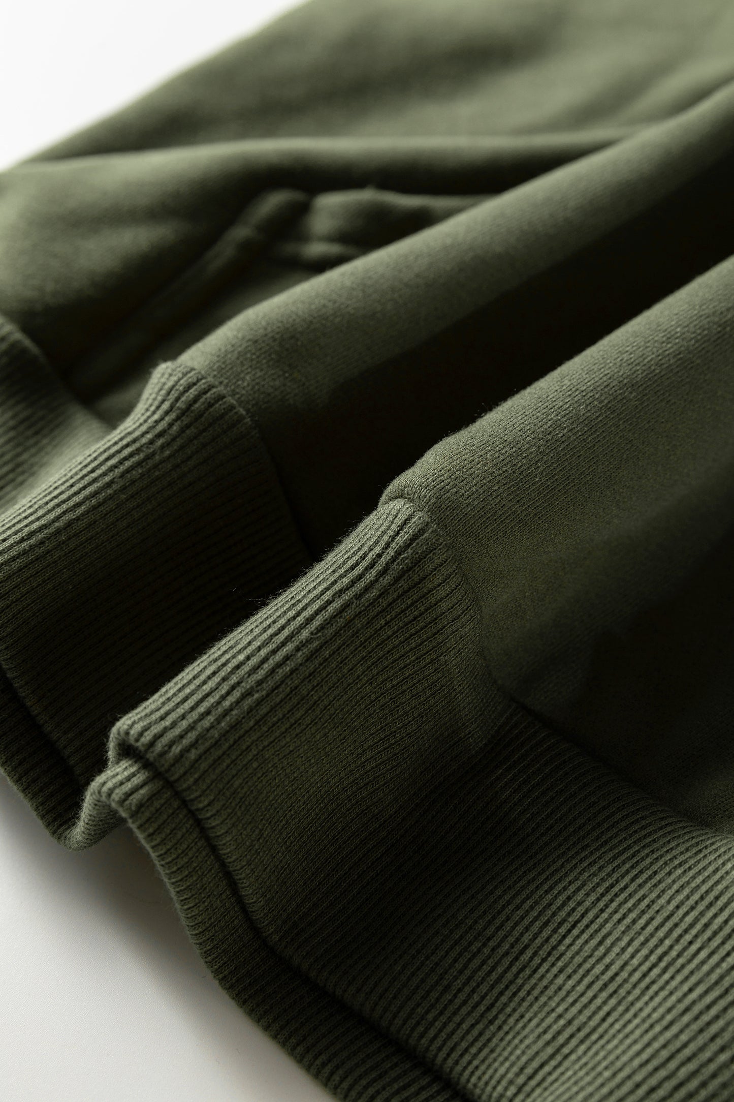 Green Loose Kangaroo Pocket Hoodie